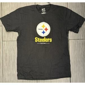 Pittsburgh Steelers Fanatics Youth Size XL Black Short Sleeve Crew Neck Tee NWT